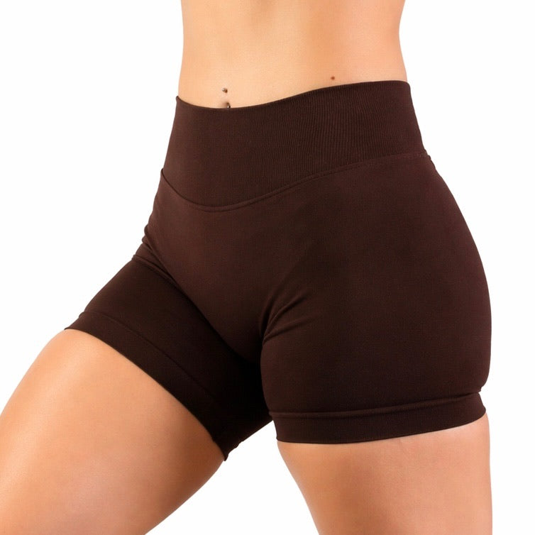 Seamless Sculpt Shorts - Coffee