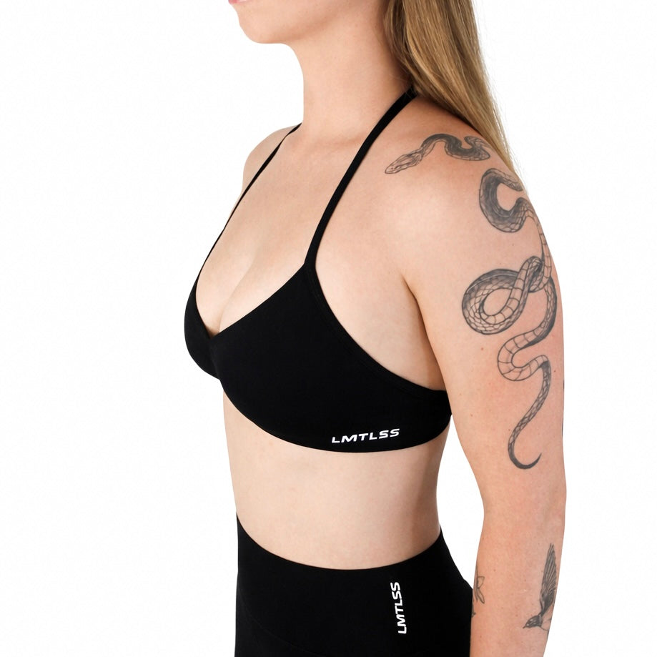 Seamless Sculpt Bralette - Black