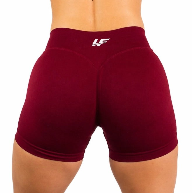 Seamless Sculpt Shorts - Red Wine