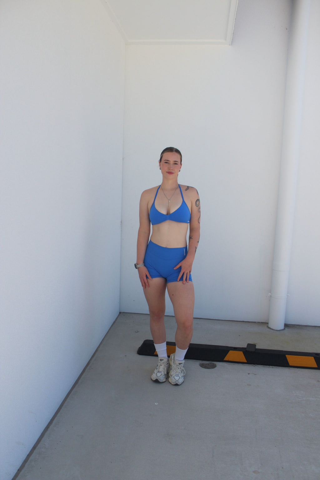 Seamless Set- Electric Blue